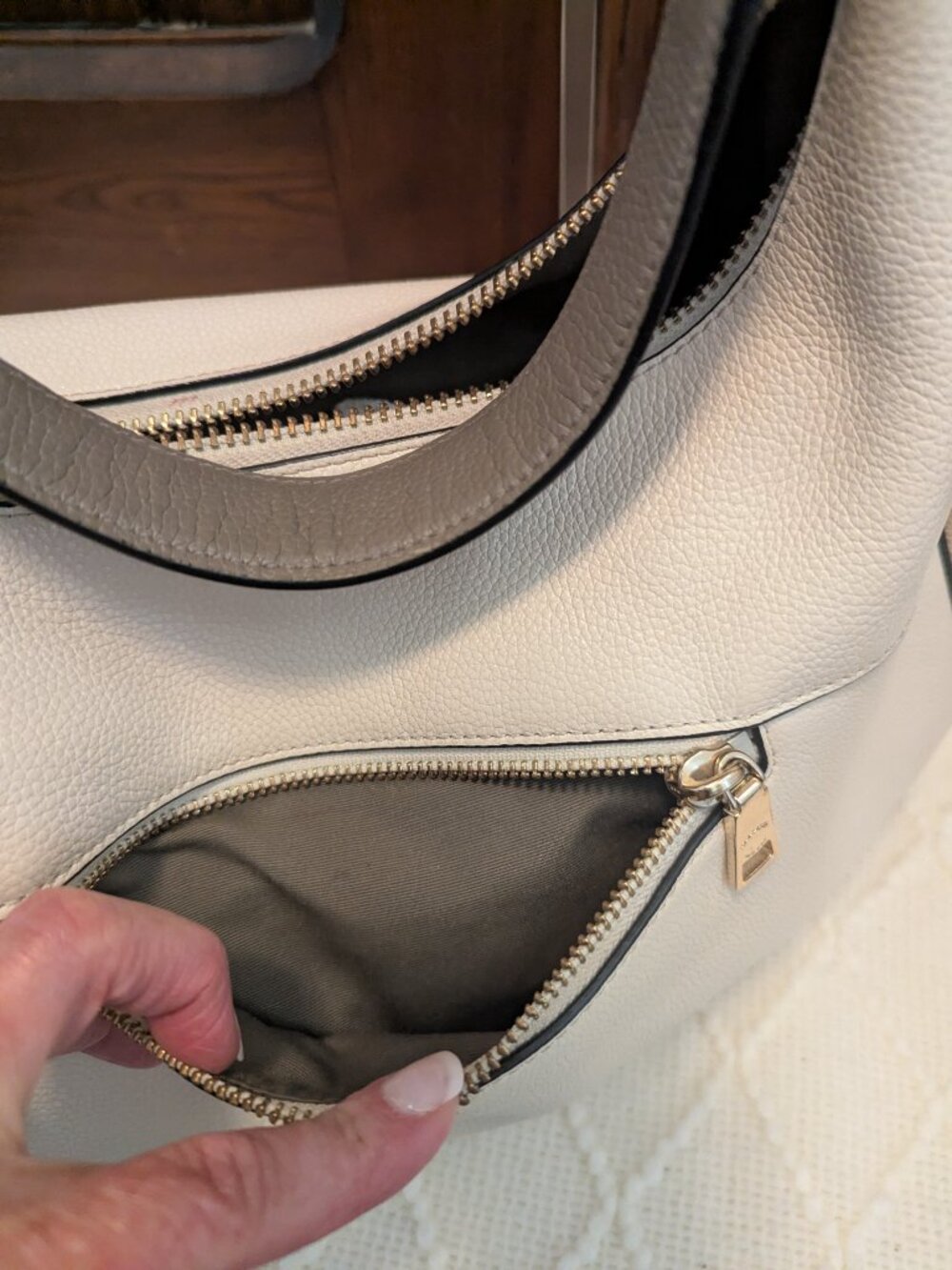 COACH HARLEY HOBO IN GEOMETRIC COLORBLOCK PEBBLE LEATHER - Picture 12 of 14